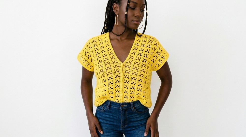 LOVE&LACE TEE How to crochet Step by Step Tutorial 2