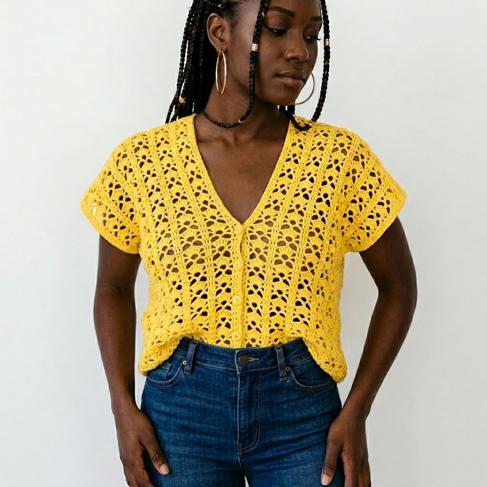 LOVE&LACE TEE How to crochet Step by Step Tutorial 9