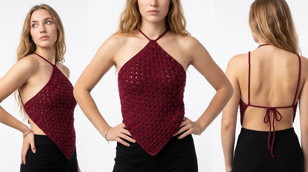 Make your own crochet top in no time! Quick, easy, and perfect for summer. 2