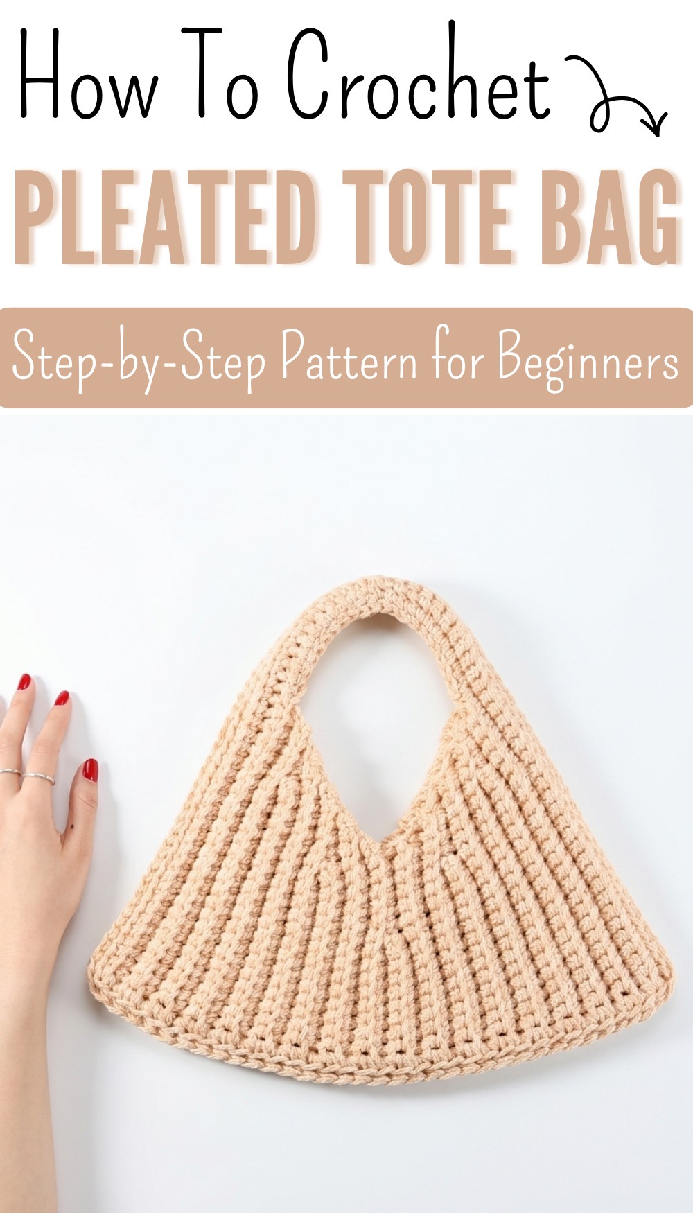 Pleated Tote Bag Made with Backstitch 8