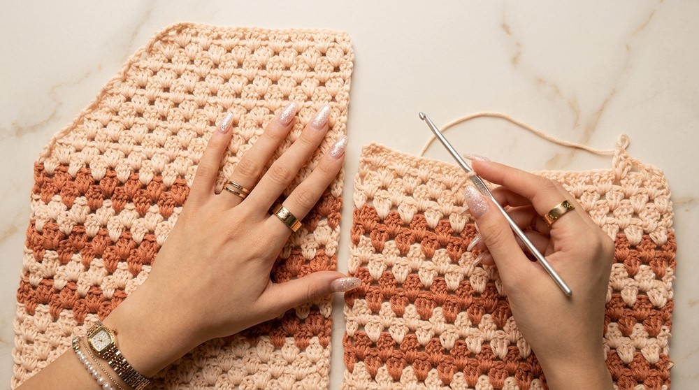 Polo Shirt CROCHET TUTORIAL by belina beginner friendly one stitch dc only 5