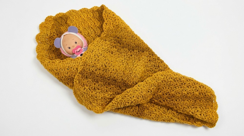 Learn To Crochet The Spring Shells Baby Blanket Crochet Pattern 6