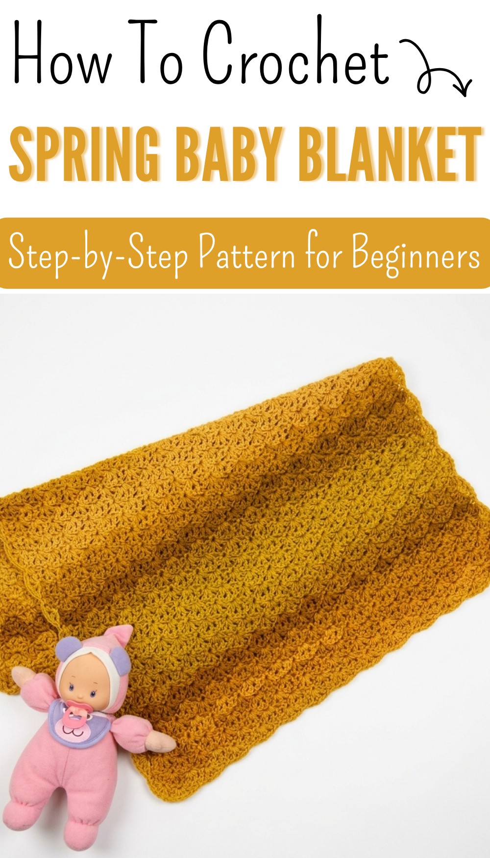 Learn To Crochet The Spring Shells Baby Blanket Crochet Pattern 7