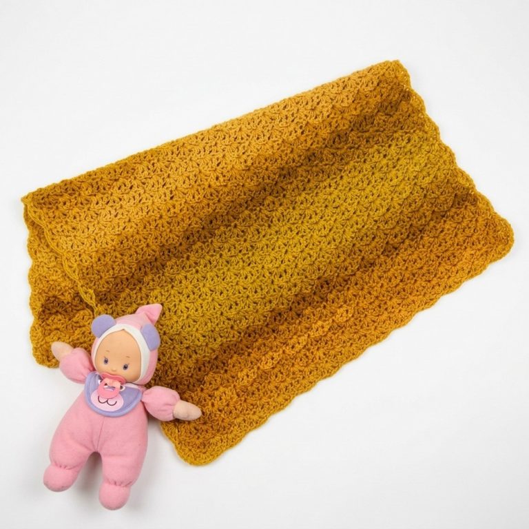 Learn To Crochet The Spring Shells Baby Blanket Crochet Pattern 8