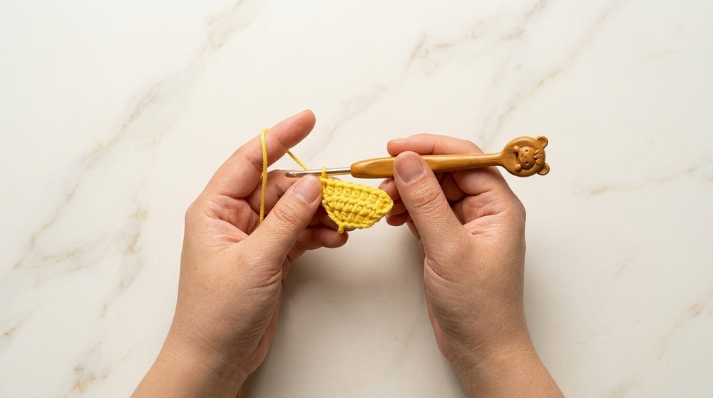 Strawberry Crochet Charm That Turns Into a Cup Holder 3