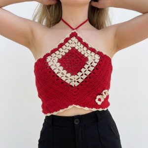 Tutorial Crochet Alba Top 9