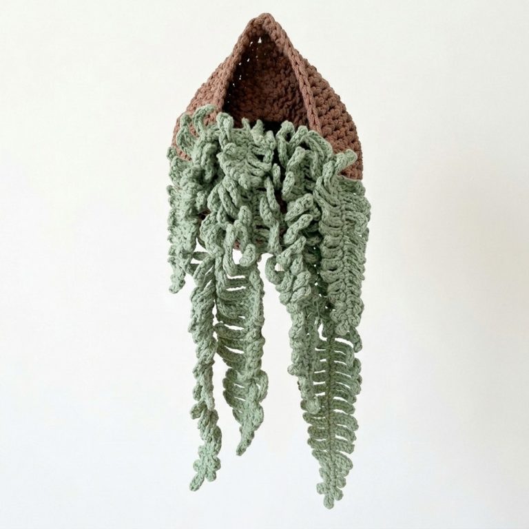 Very Easy Crochet Fern 9