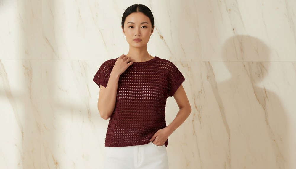 Wren Rattan Top FREE Crochet Pattern Video Tutorial 2