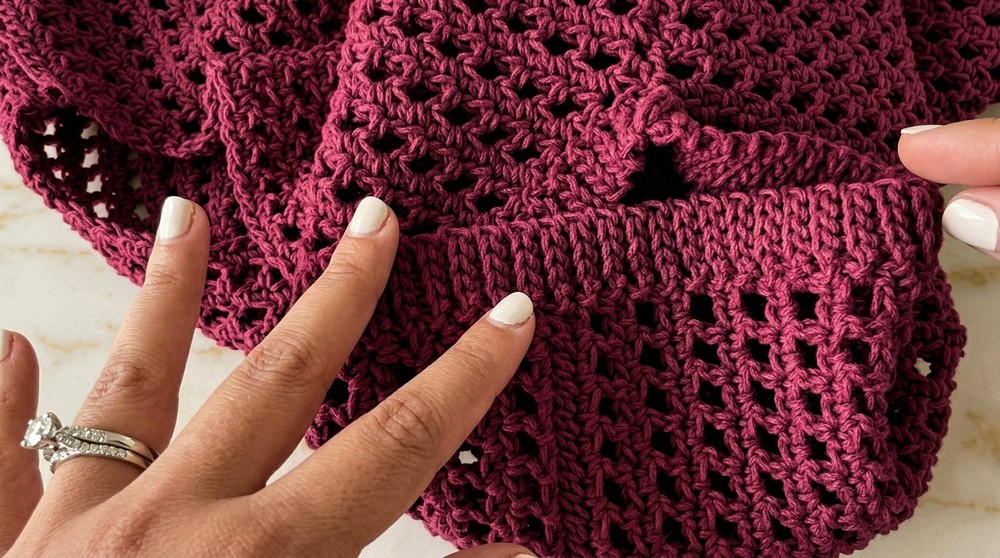 Wren Rattan Top FREE Crochet Pattern Video Tutorial 7