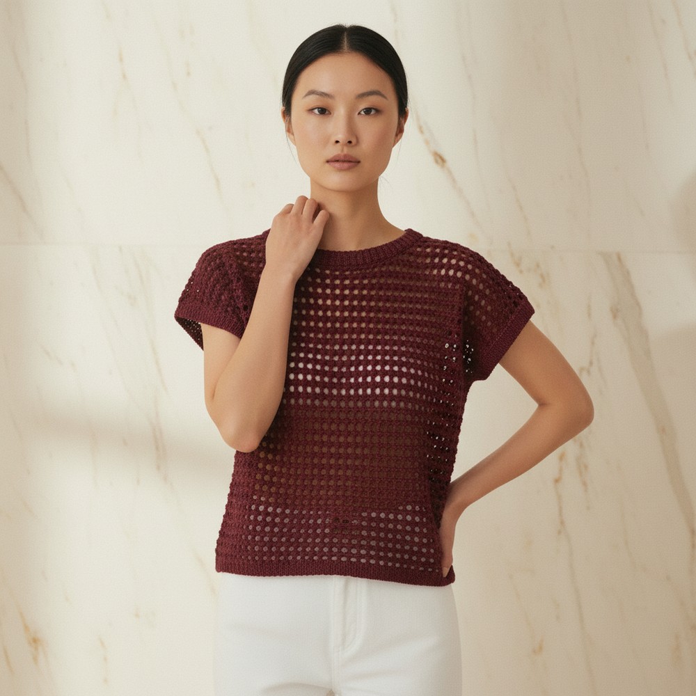 Wren Rattan Top FREE Crochet Pattern Video Tutorial 9