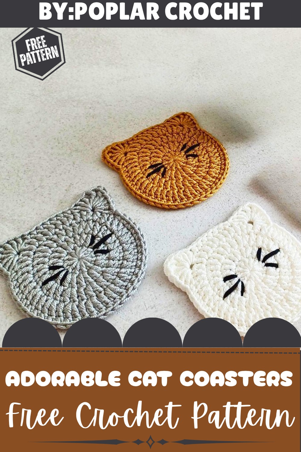 Adorable Cat Coasters