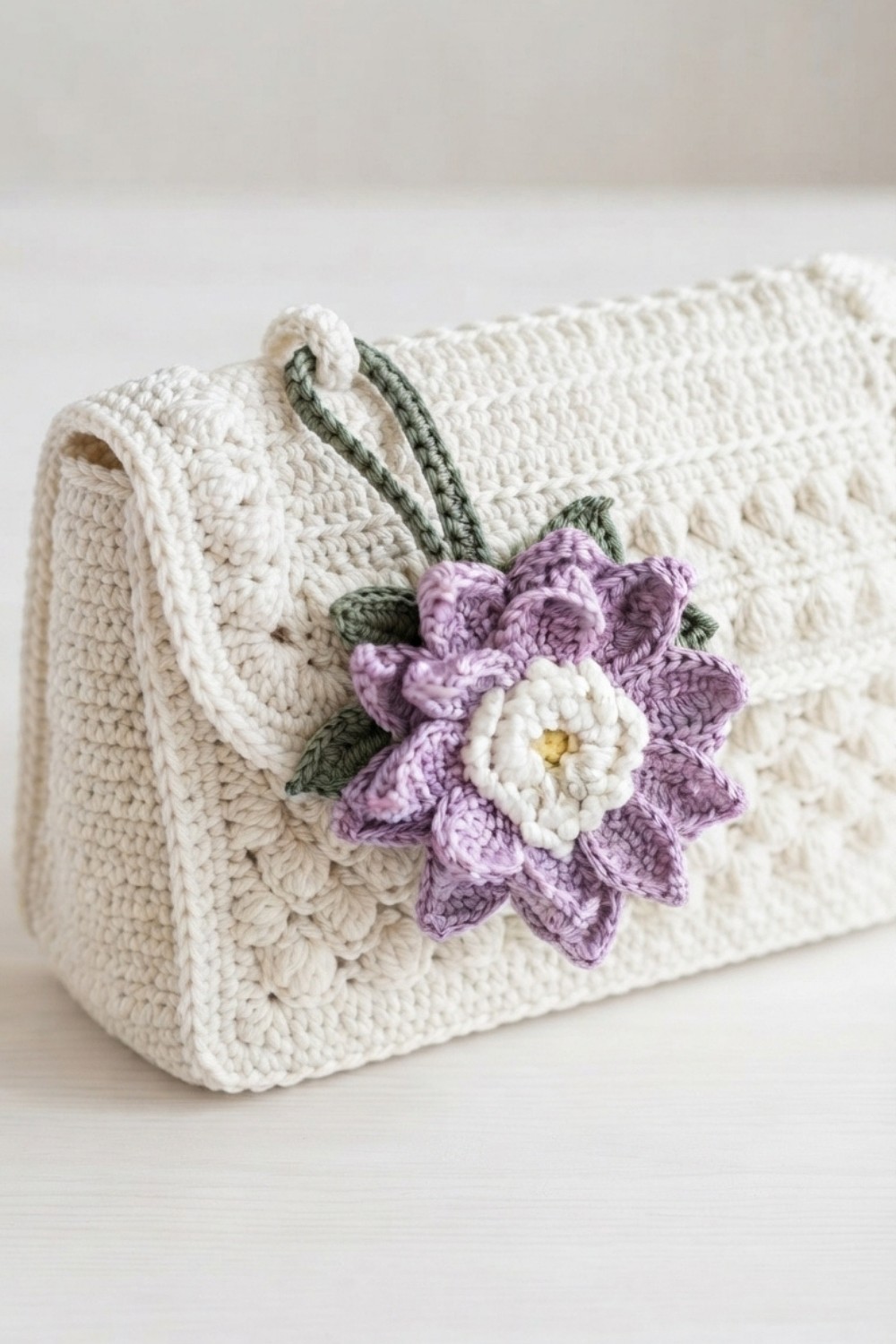 Crochet Cute Flower Keychain Pattern (4)