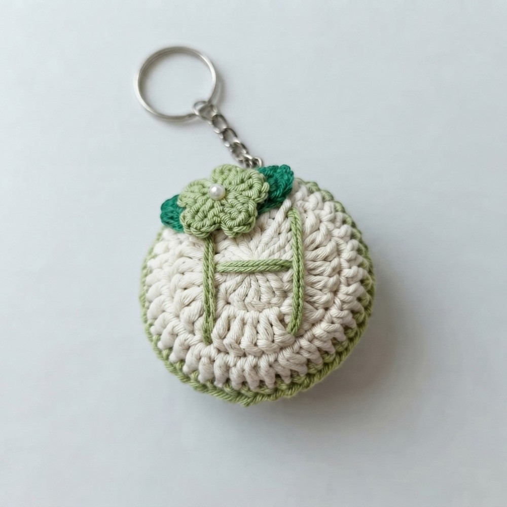 Cute Crochet Emoji Keychains