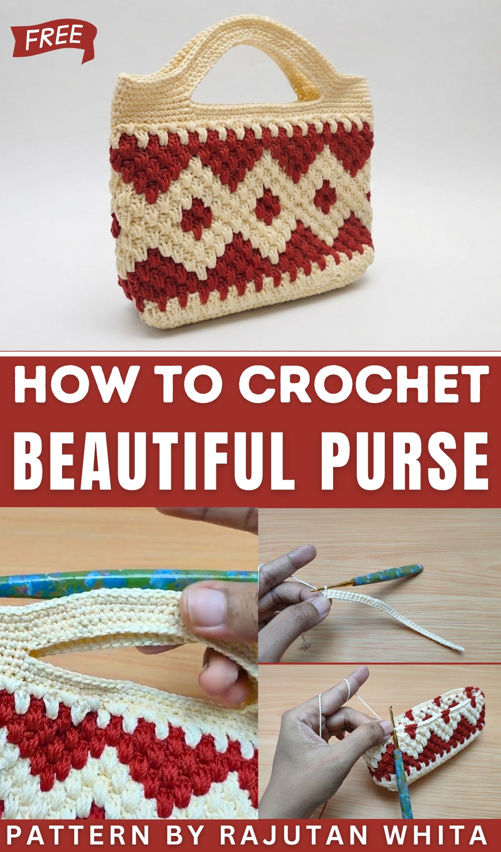 How to Crochet a Beautiful Purse for Beginners Crochet Purses 1
