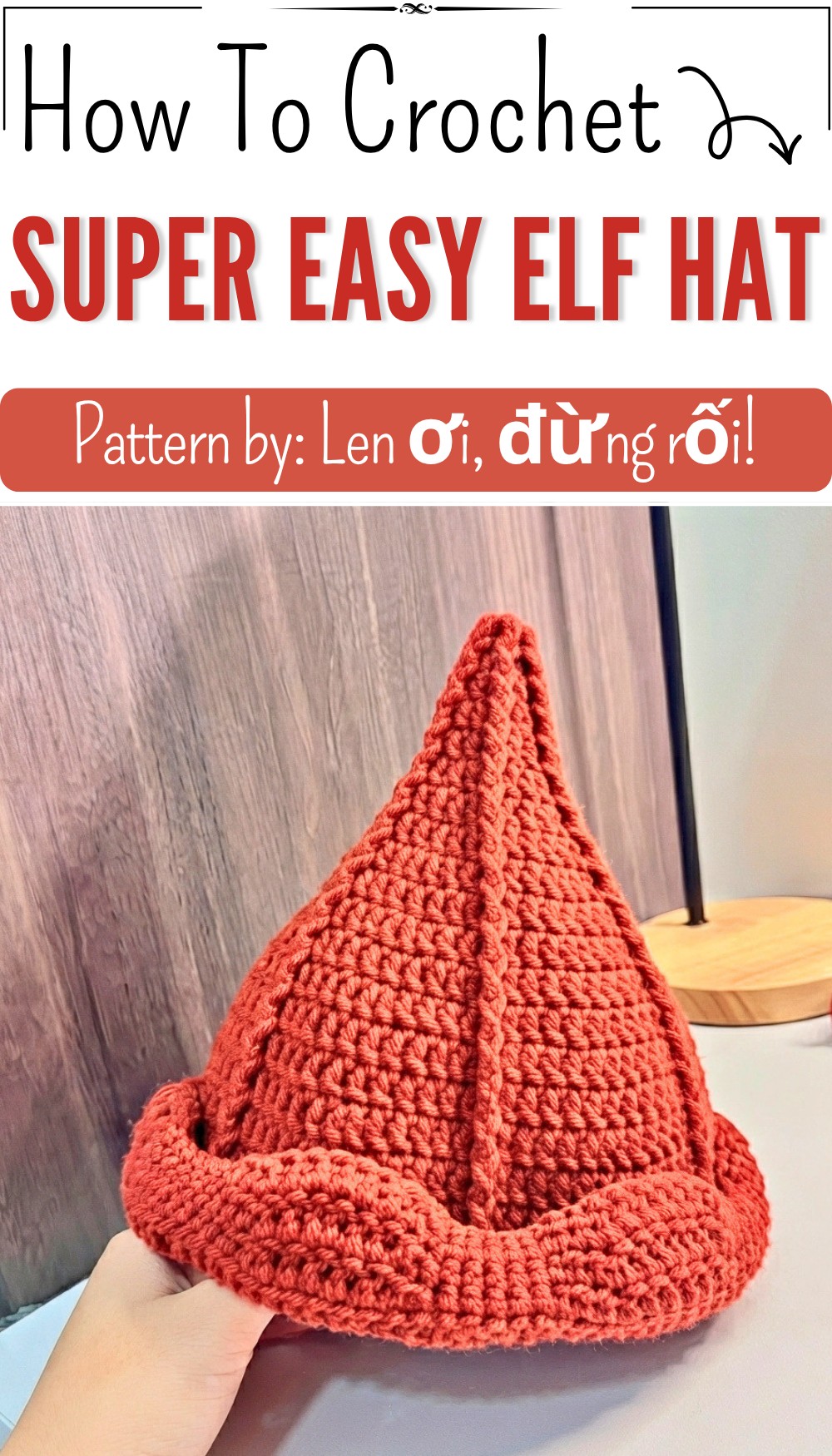 Super Easy Crochet Elf Hat Tutorial Crochet Elf Hat Tutorial (8)