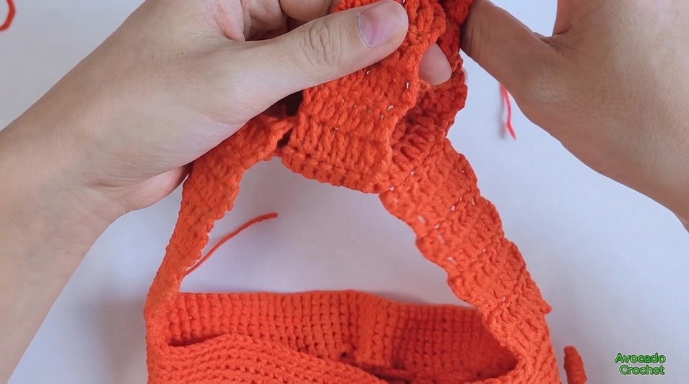 Very Easy Crochet Drawstring Bag Crochet Idea (5)