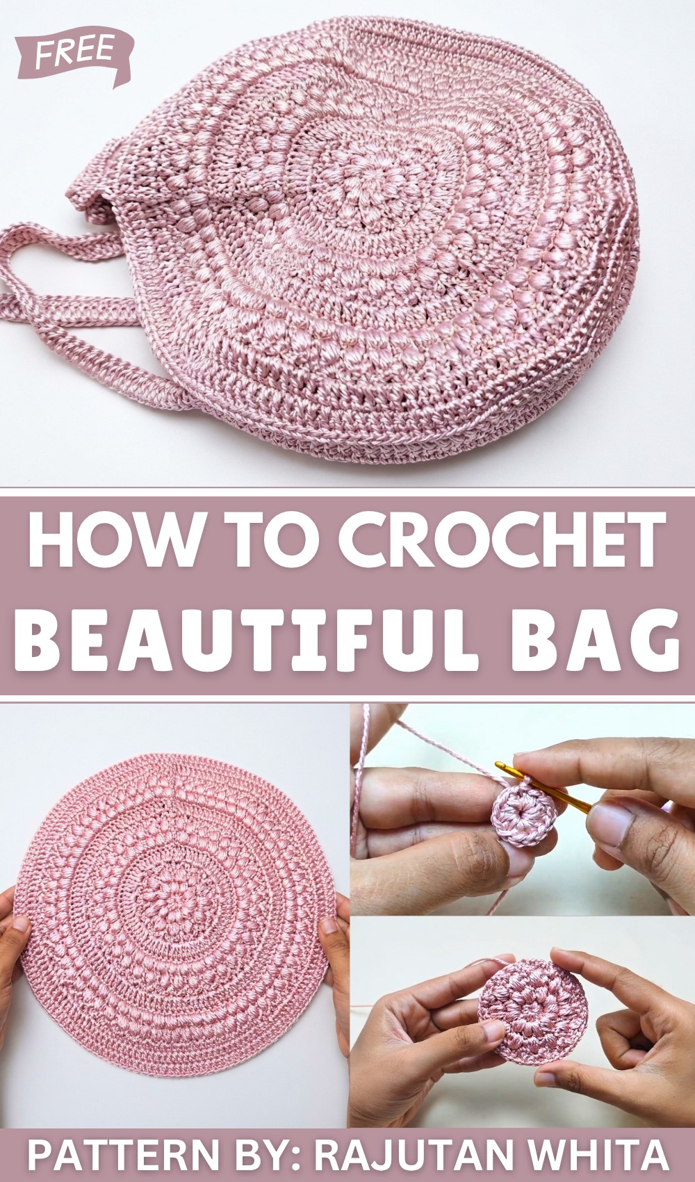 Crochet Bag Tutorial Easy for Beginners
