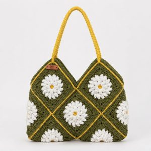 Crochet Granny Bag Tutorial with Floral Motif Simple Unique Looks More Luxurious
