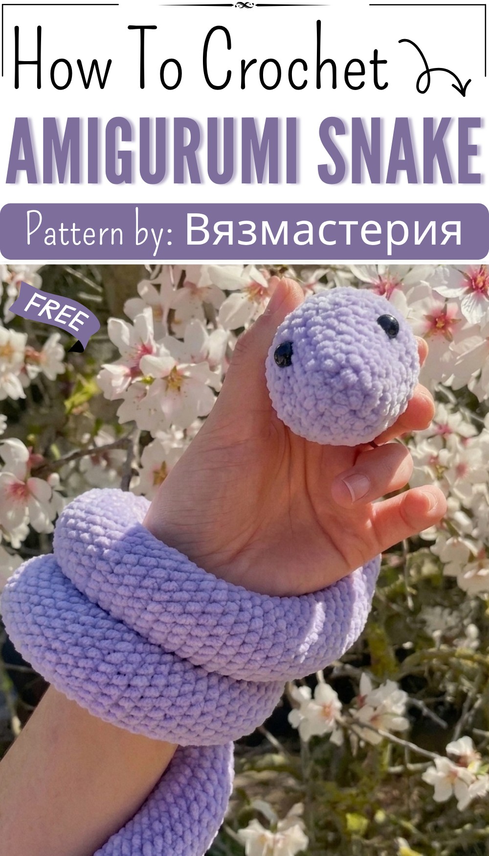 How To Crochet Amigurumi Snake 8