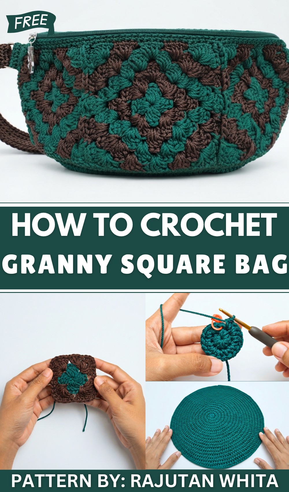 How to Crochet Fanny Pack From Granny Square