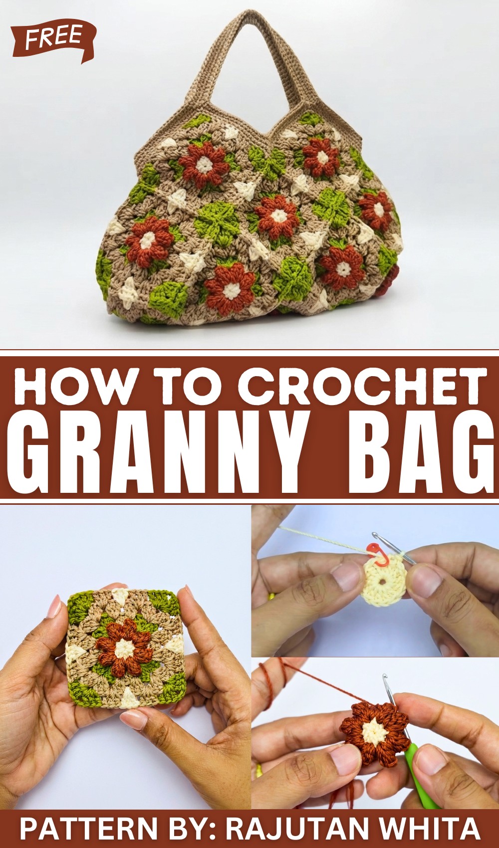 Super Beautiful & Easy Granny Bag Knitting Tutorial for Beginners