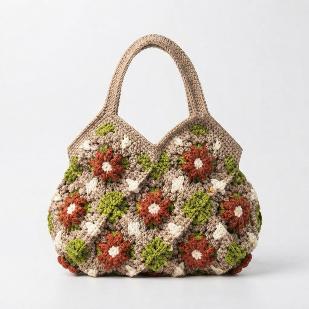 Super Beautiful & Easy Granny Bag Knitting Tutorial for Beginners