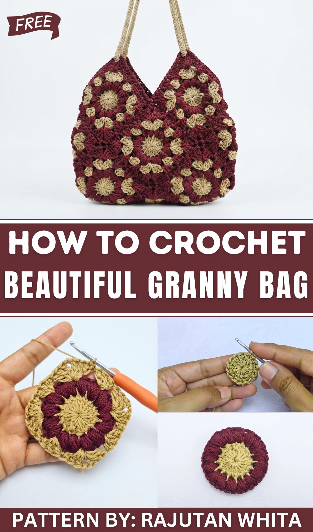 The Latest Granny Crochet Bag Tutorial Super Beautiful Easy for Beginners Pattern