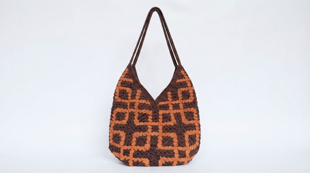 Tutorial on Knitting Granny Bags with Cool & Beautiful Motifs Easy for Beginners