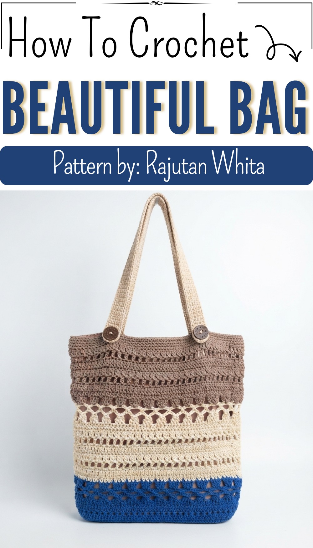 Tutorial on Knitting the Latest Motif Market Bag