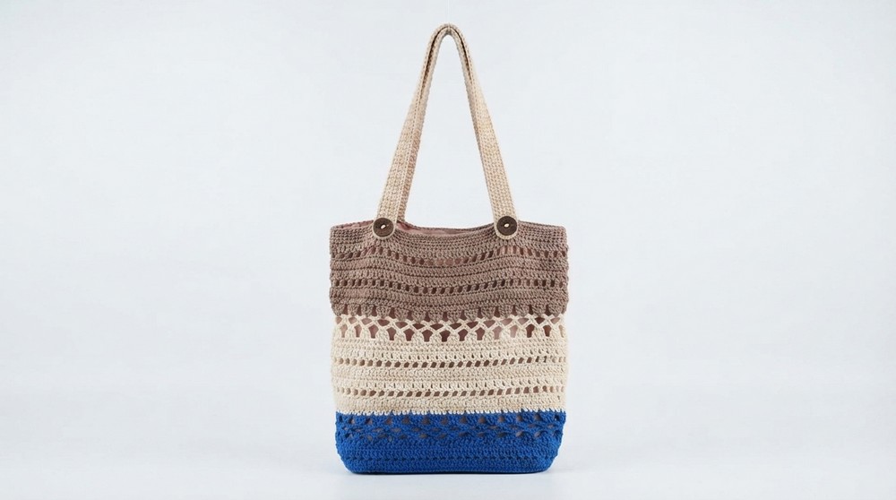 Tutorial on Knitting the Latest Motif Market Bag