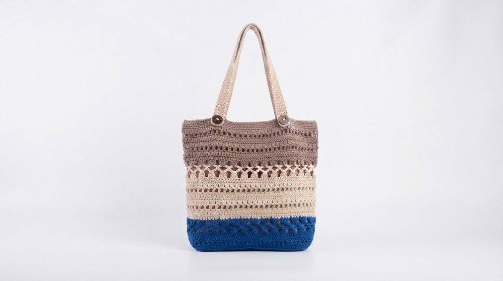 Tutorial on Knitting the Latest Motif Market Bag