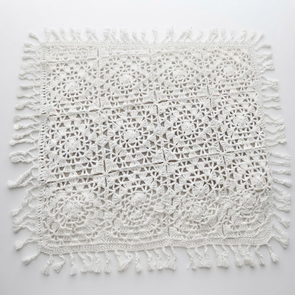 Beautiful Square Tablecloth Crochet Pattern