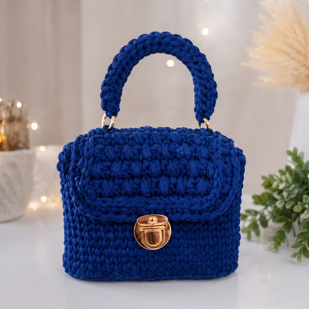 Blue Crochet Bag Easy, Beautiful, and Super Economical (11)