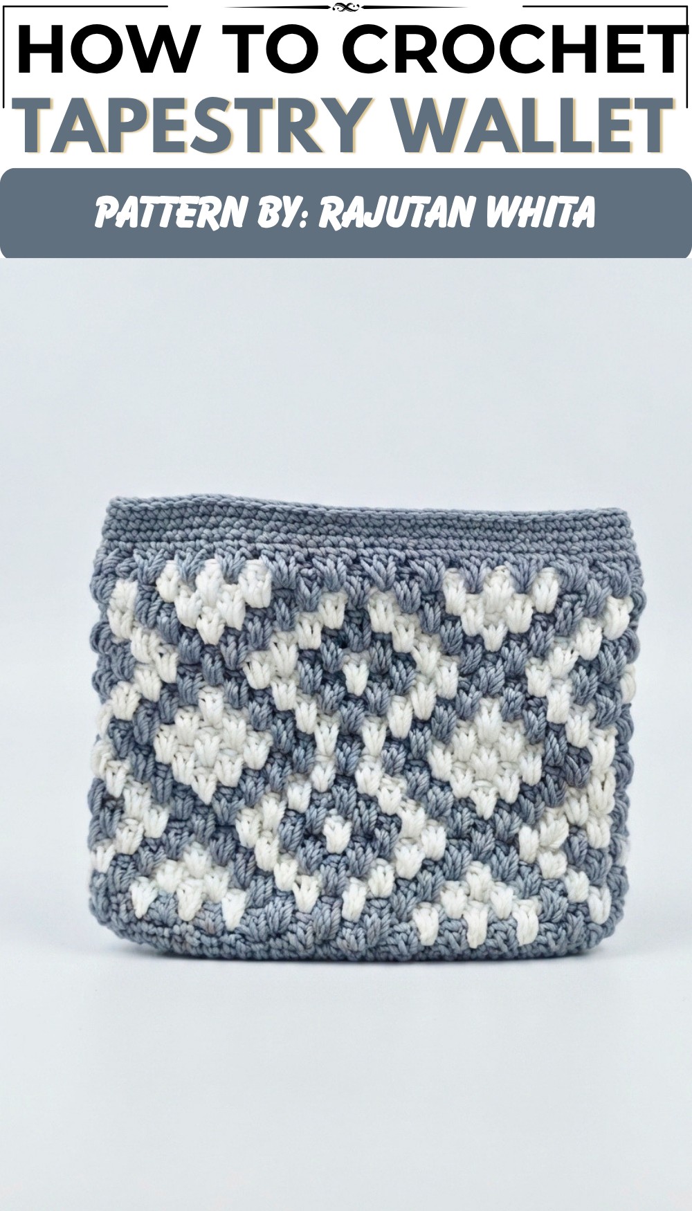 CROCHET WALLET TUTORIAL FOR BEGINNERS