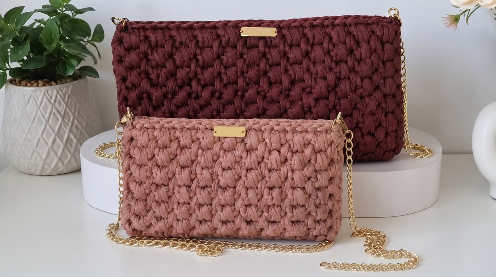 Crochet Bag Pattern in 2 Sizes Complete Step-by-Step Tutorial (2)