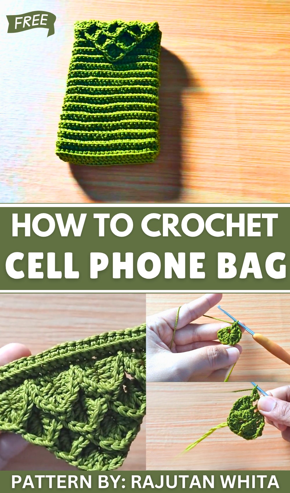 Crochet Cell Phone Bag for Beginners