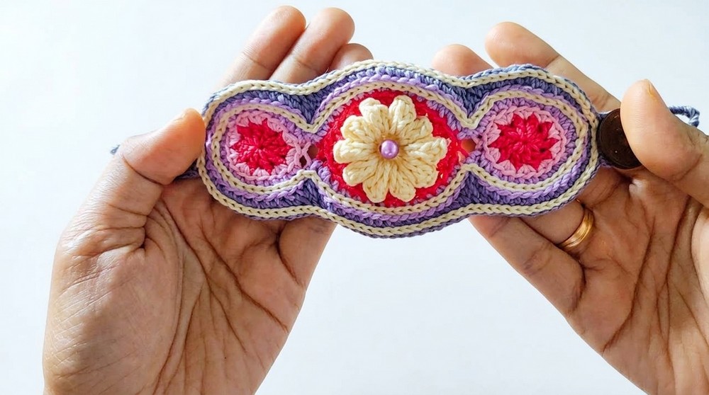 Crochet Colorful Mask Connecter
