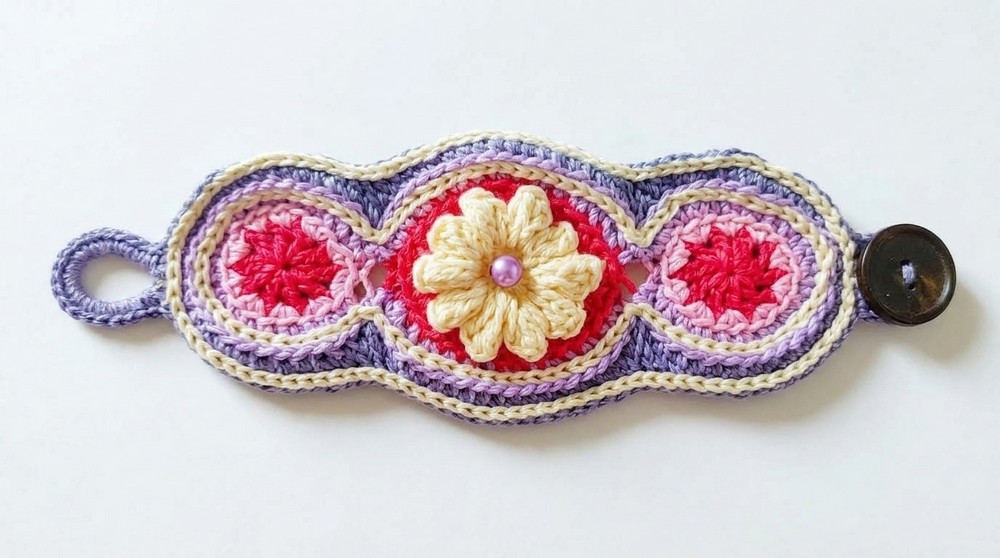 Crochet Colorful Mask Connecter