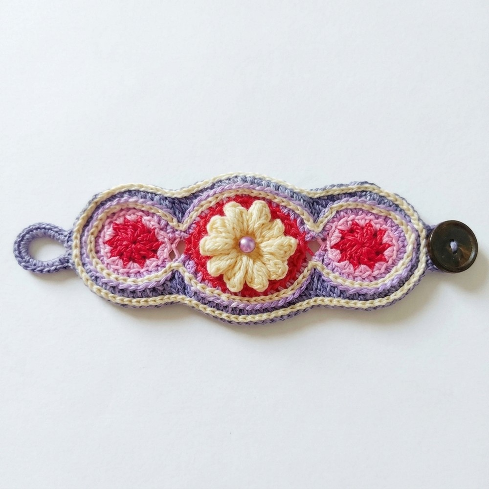 Crochet Colorful Mask Connecter