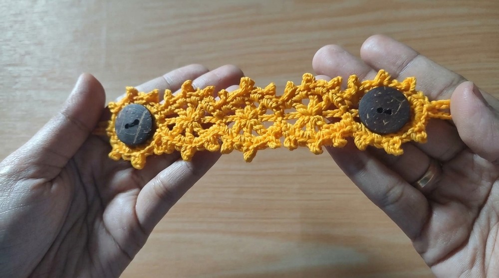 Crochet Ear Saver for Mask