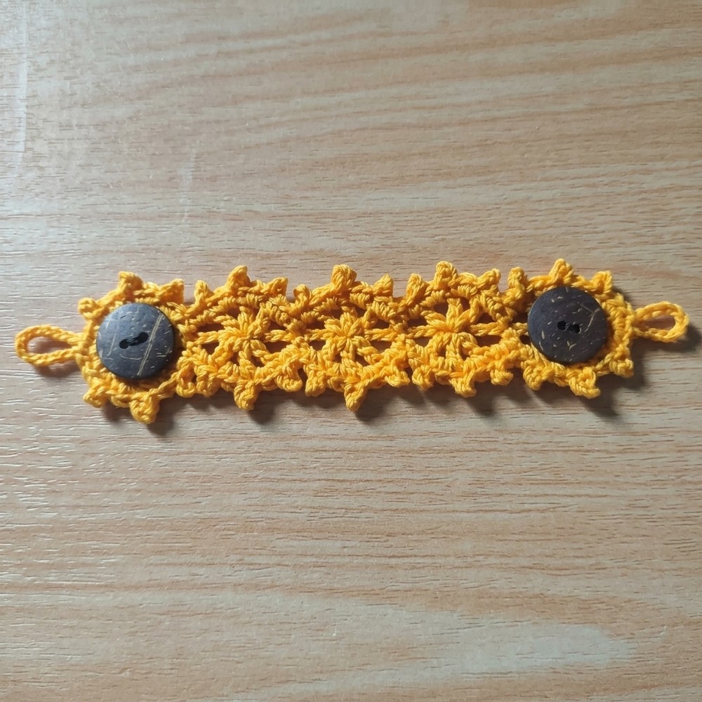 Crochet Ear Saver for Mask