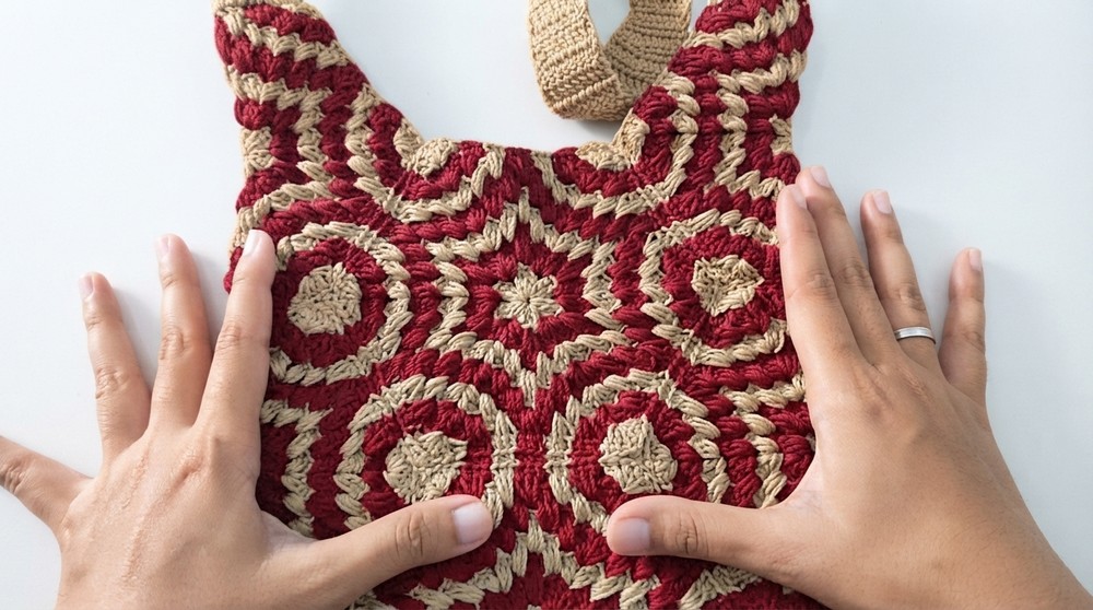 Crochet Granny Hexagon Bag Pattern