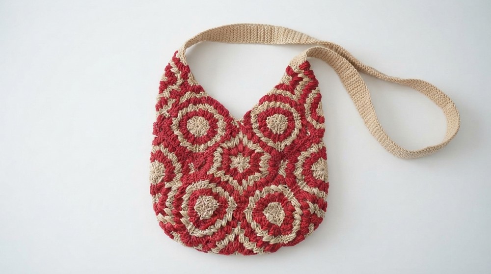 Crochet Granny Hexagon Bag Pattern