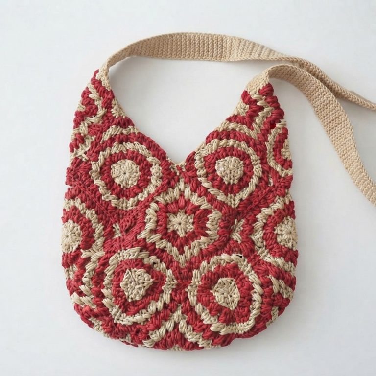 Crochet Granny Hexagon Bag Pattern