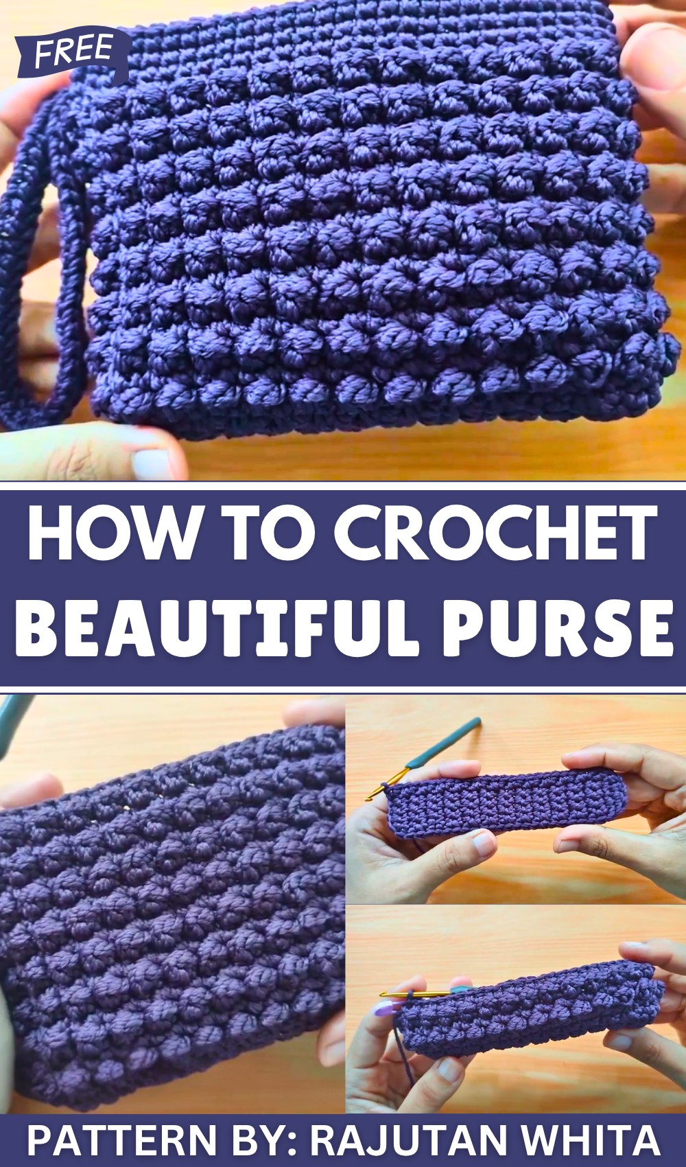 Crochet Purse Tutorial Easy for Beginners