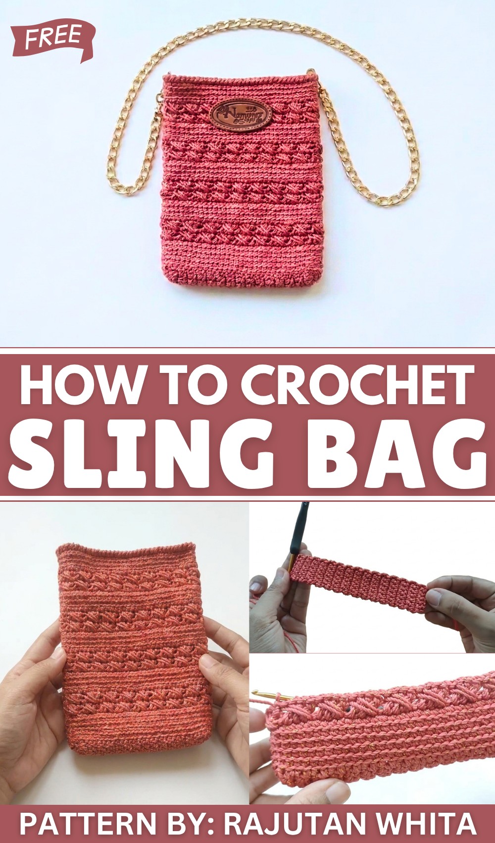 Crochet Sling Bag Tutorial for Beginners