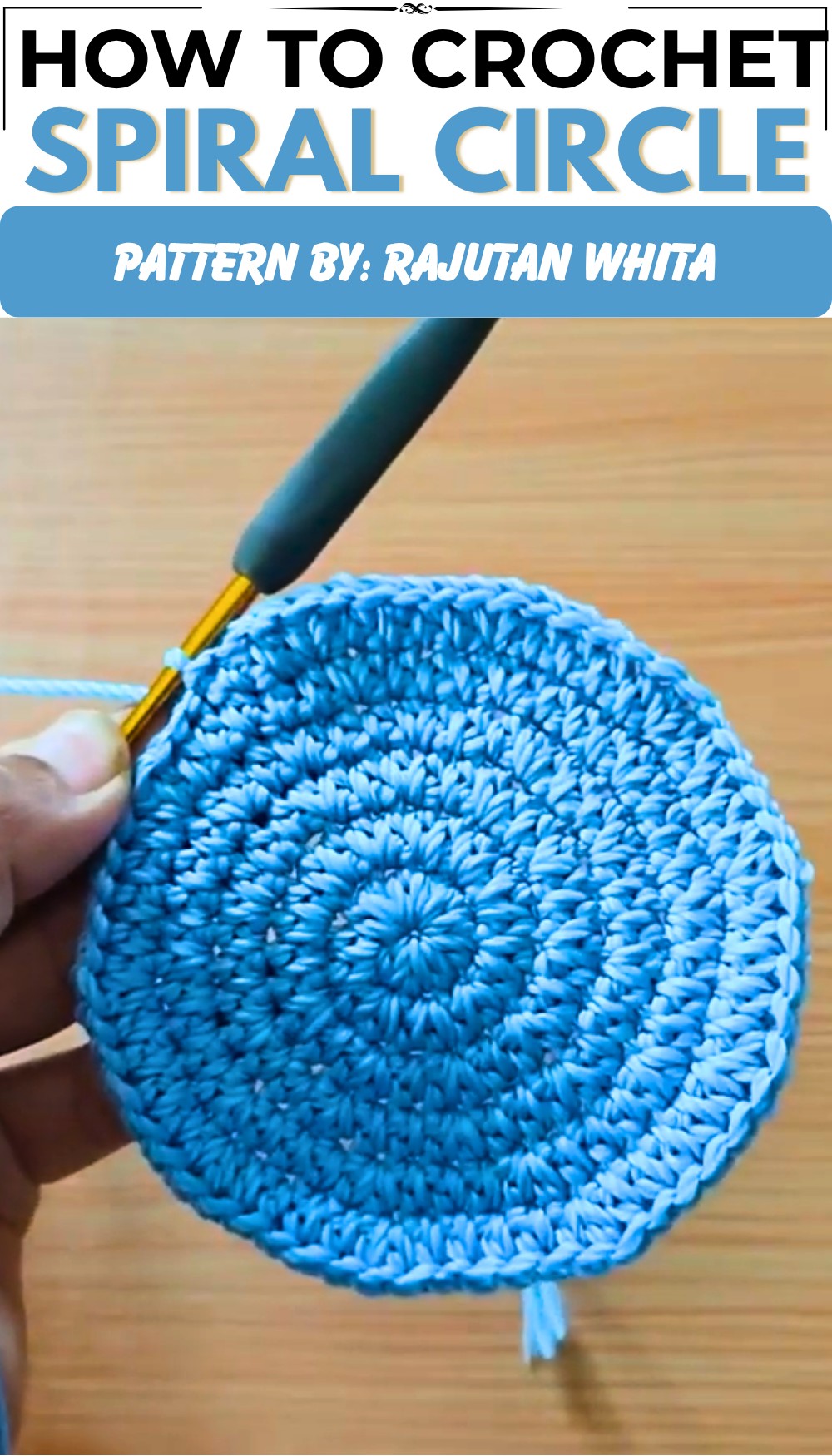 Crochet Spiral Circle Pattern