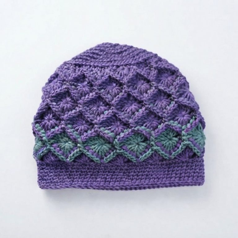 Easy Crochet Beret Hat