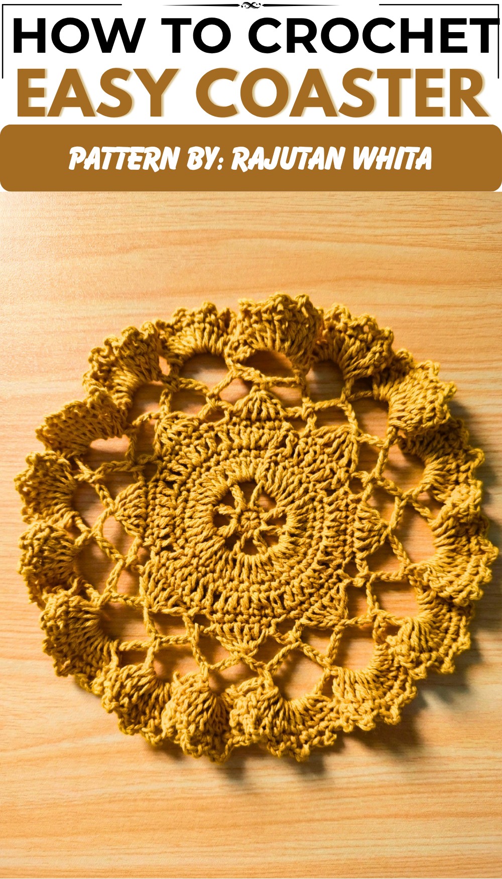 Easy Crochet Coaster