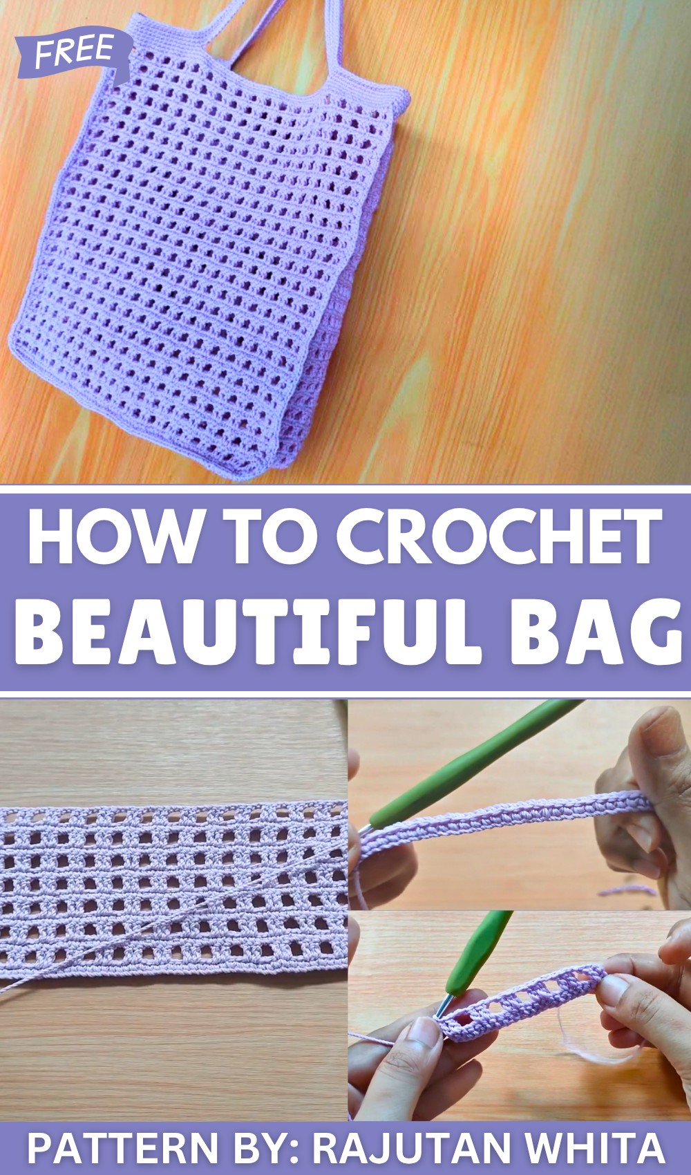 Easy Crochet Market Bag for Beginner